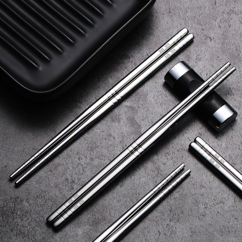 Non-slip Stainless Steel Chopsticks