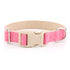Collar de cáñamo natural para perros 