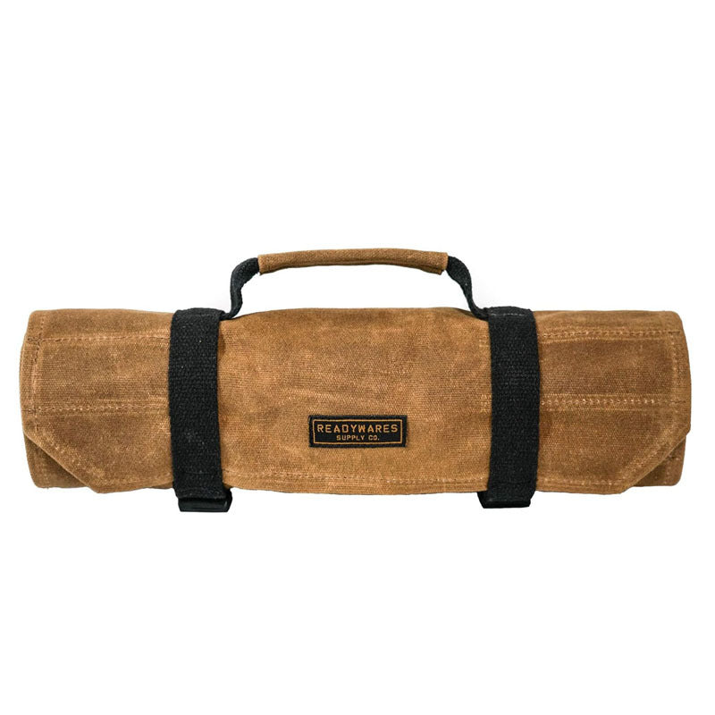Waxed Canvas Tool Roll Organizer