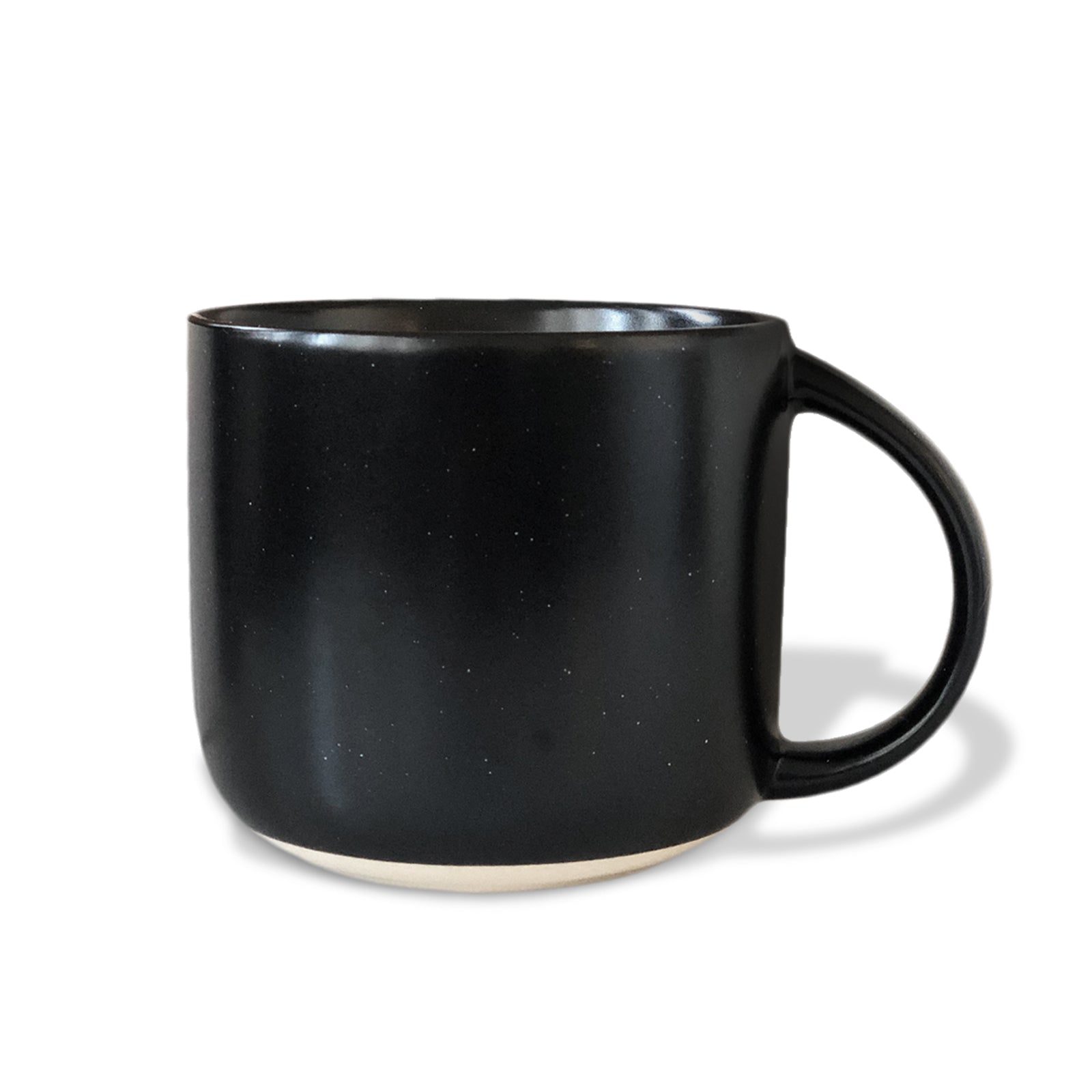 Taza de café de cerámica moteada